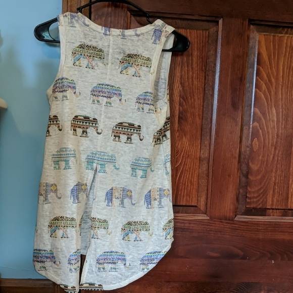 Tribal Elephant tank top - Picture 2 of 2